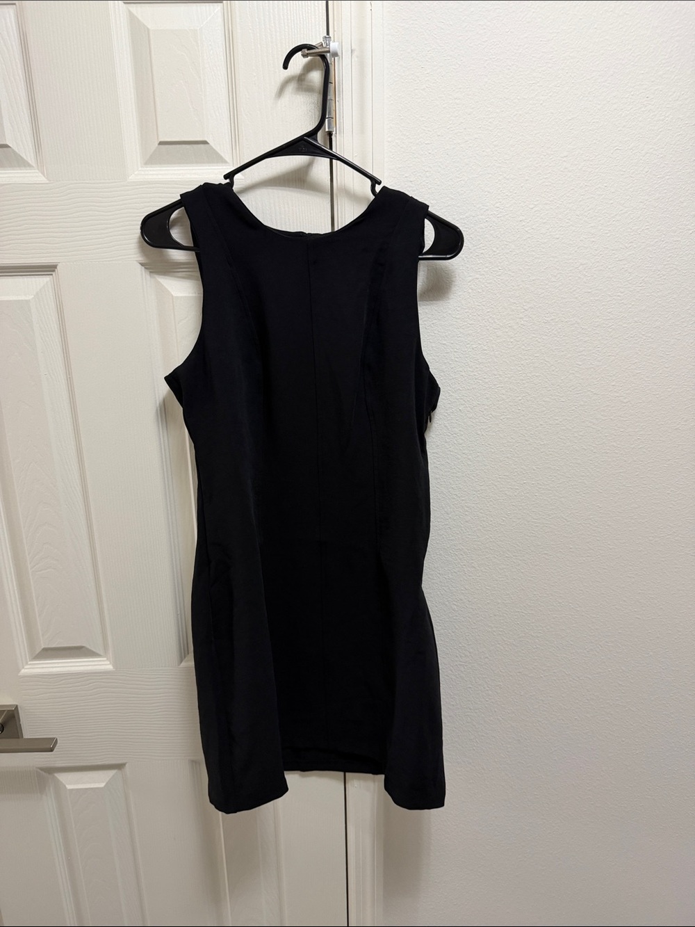 a new day Black Sleeveless Sheath Mini Dress